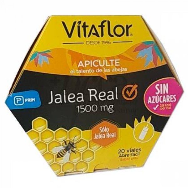 Vitaflor Jalea Real Pura Sin Azucares 20 Viales 