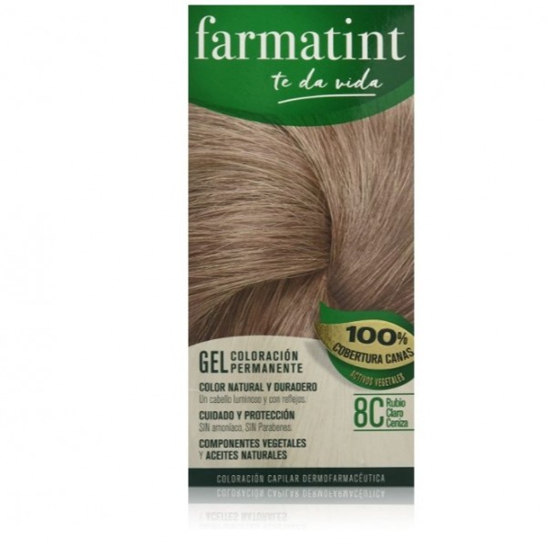 Farmatint 8c Rubio Claro Ceniza 135 ml