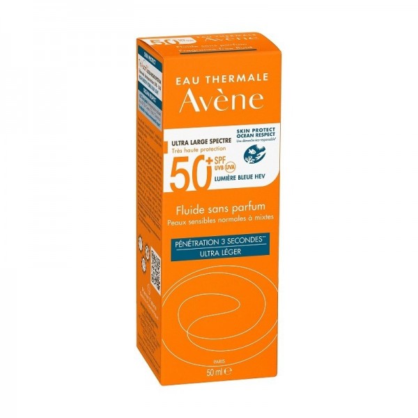 Avene Fluido Toque Seco Spf50 50 ml
