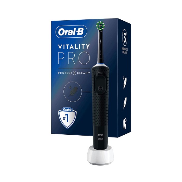 Braun oral-b vitality pro negro /  cepillo de dientes eléctrico recargable / tecnología de limpieza 2d Braun oral-b vitality pro negro /  cepillo de dientes eléctrico recargable / tecnología de limpieza 2d